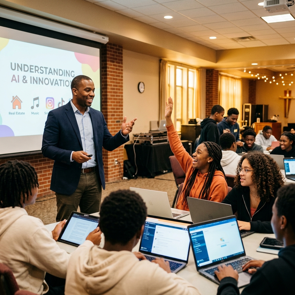 YBBC AI Workshop Recap: How Dallas Youth Got a Look at the Future of Business