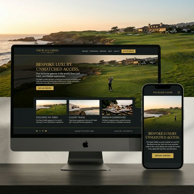 Website in a day portfolio mockup